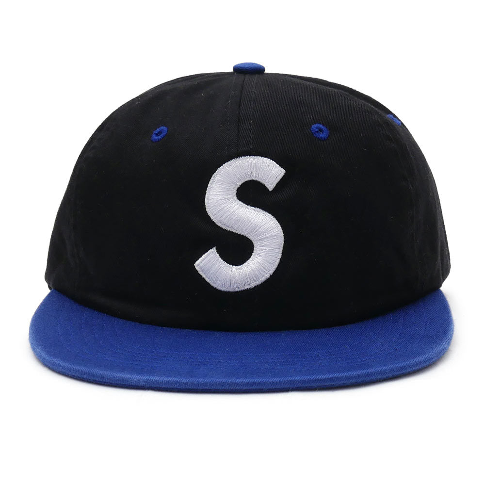 Supreme 2 -Tone Washed S Logo 6 - Panel Black – CURATEDSUPPLY.COM