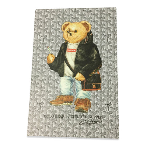 GOLO Bear By Curated Supply 11 x 17 HIGH Res Poster