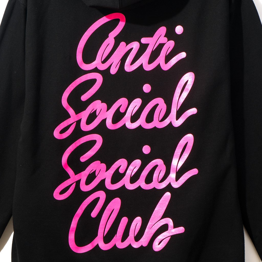 Anti social 2025 black hoodie