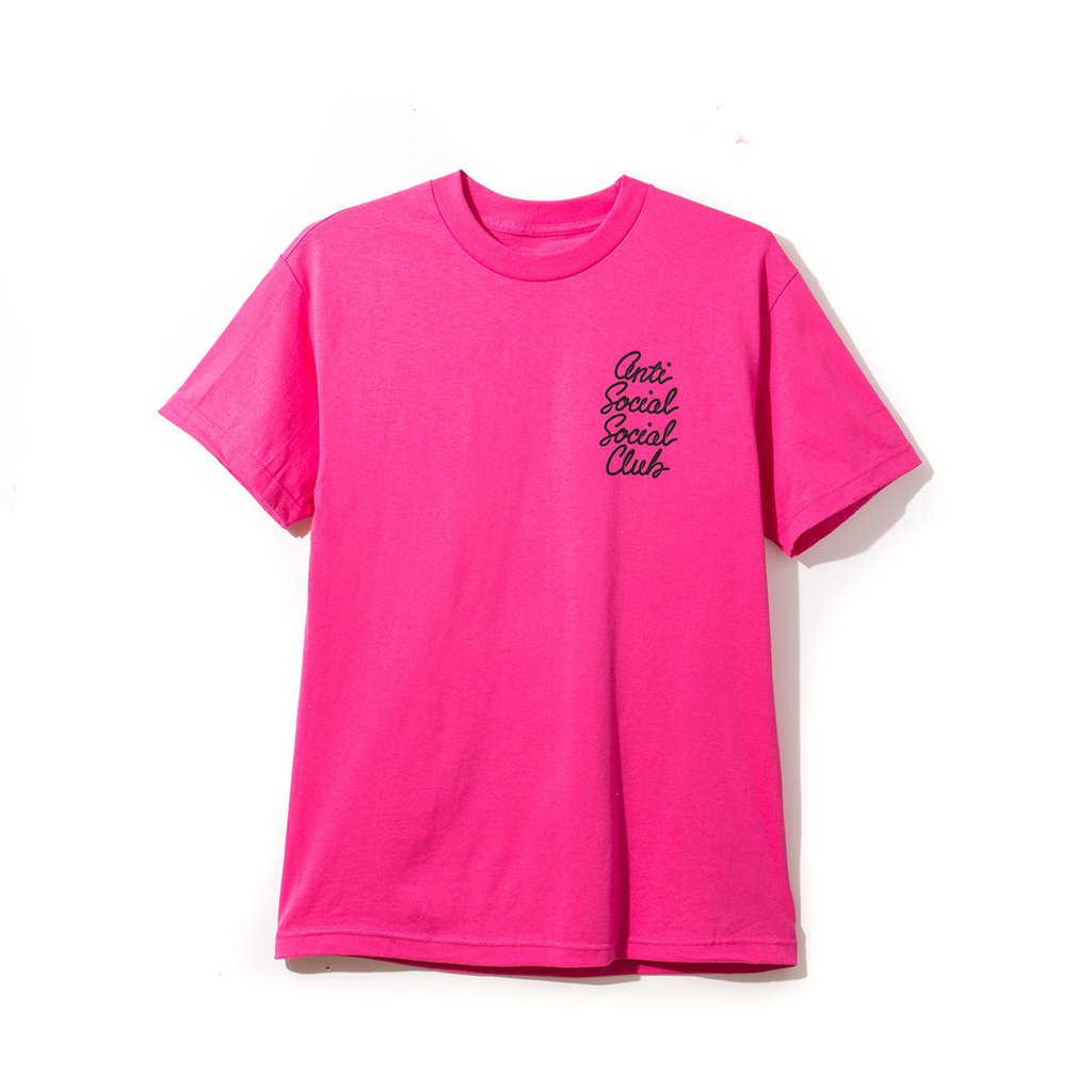 Pink anti social shirt discount