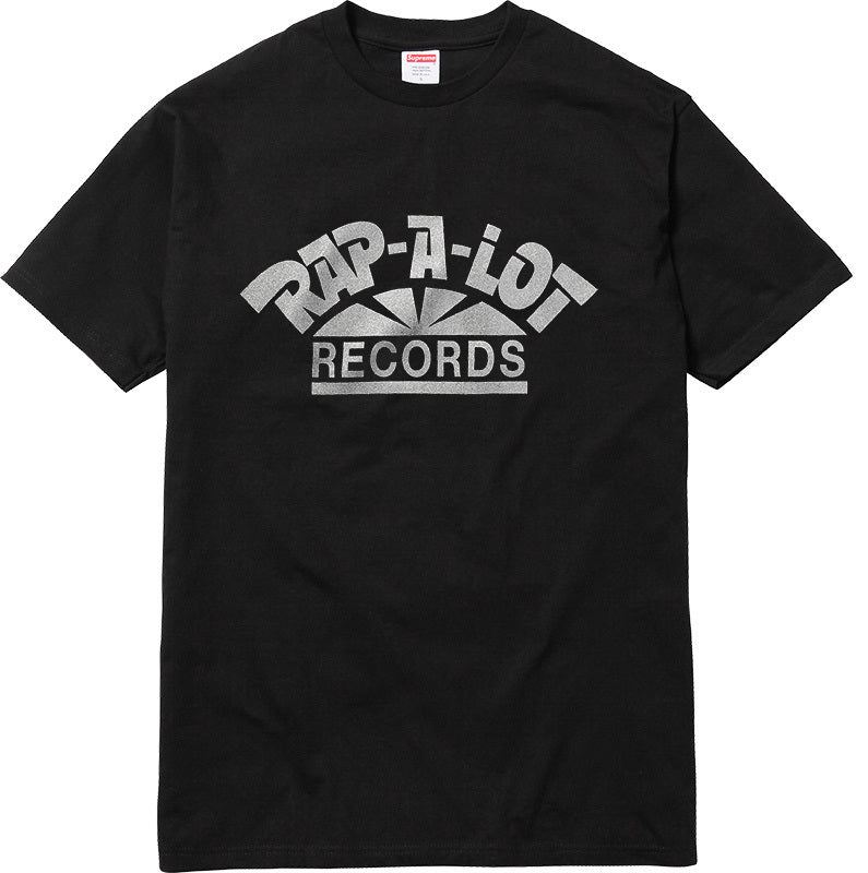 Supreme Rap A Lot Records Tee Black Size M Mens SS17 T-Shirt Made In USA