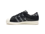 UNDEFEATED X BAPE SUPERSTAR 80V BLACK ORIGINALS