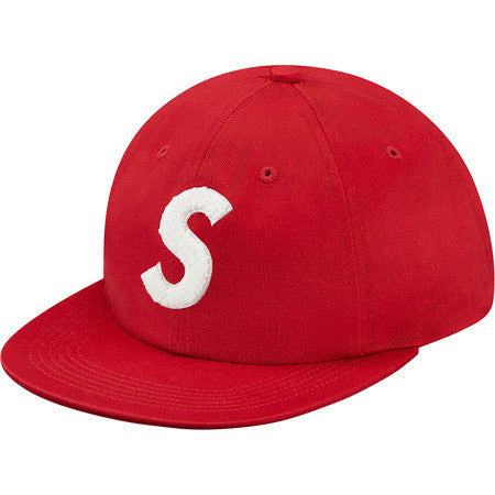 Supreme Chenille S Logo 6-Panel Red – CURATEDSUPPLY.COM