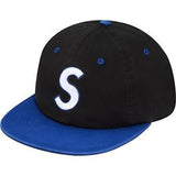 Supreme 2 -Tone Washed S Logo 6 - Panel Black 