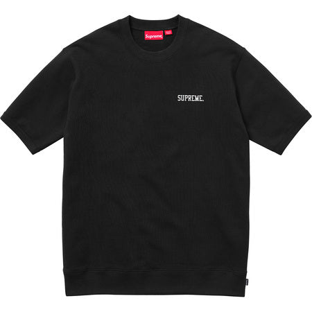 Supreme Short Sleeve Logo Crewneck Black