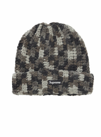 Supreme Crochet Beanie Black