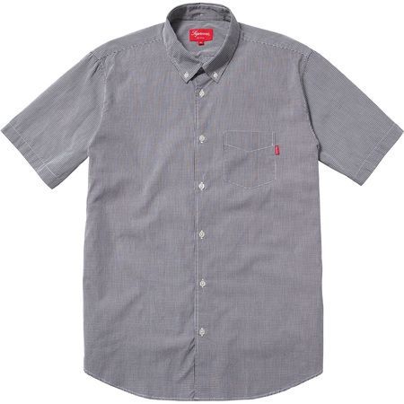 Supreme Mini Gingham Shirt Black