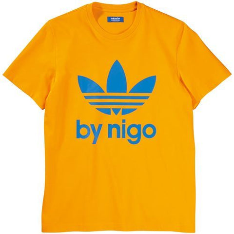 Adidas By Nigo Terfoil Logo Tee Collegiate Gold