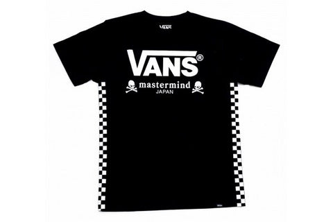 Mastermind Japan x Vans Checker Black Tee