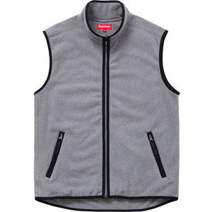 Supreme Polar Fleece Vest Grey