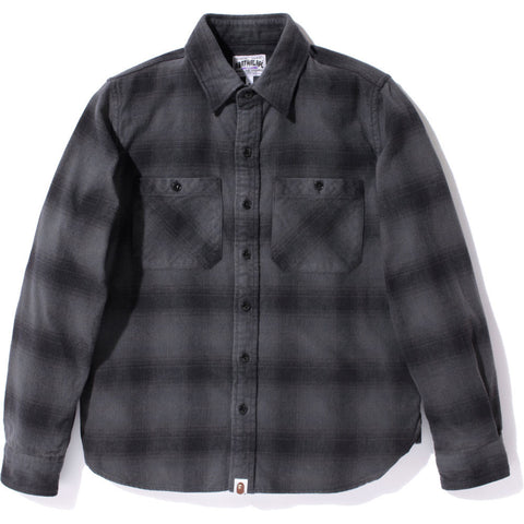 Bape Flannel Dark Grey