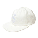 Supreme Washed Denim S Logo White