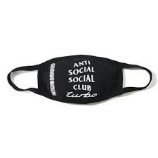 Anti Social Social Club x Neighborhood Black Face Mask