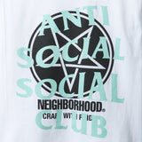 Anti Social Social Club x Neighborhood White Filth Fury Tee