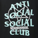 Anti Social Social Club x Neighborhood Black Filth Fury Tee