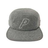 Palace P Fleece 7 Panel Charcoal Gray