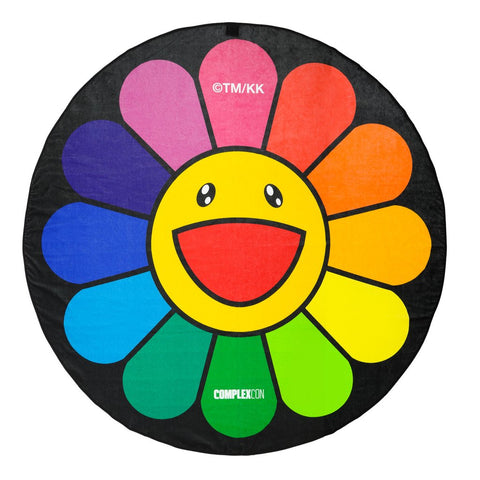 TAKASHI MURAKAMI FLOWER CIRCLE TOWEL 6 FEET