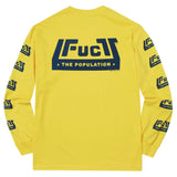 FTP x FUCT Skatepark Logo Long Sleeve Yellow