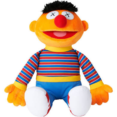 KAWS x Sesame Street Plush Ernie Toy