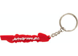 Supreme Futura Logo Keychain Red