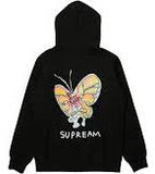 Supreme GONZ Butterfly Zip Up Hoodie Black