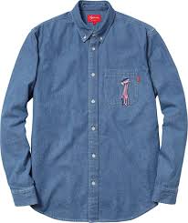 Supreme Pink Panther Denim Shirt