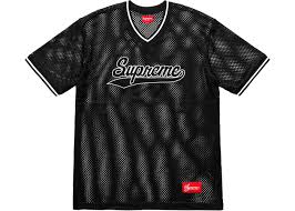 Supreme Mesh BaseBall Top Black