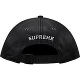 The Northface / Supreme Leather 6 Panel Hat Black