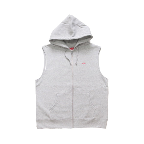 Supreme Small Box Zip Up Vest Heather Grey