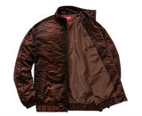Supreme Tiger Stripe Track Jacket Brown
