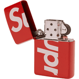 Supreme Logo Zippo Red