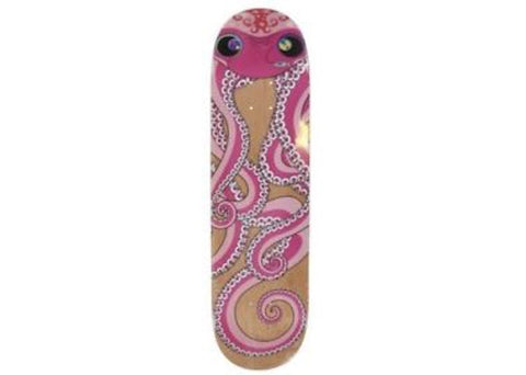 Takashi Murakami Octopus Skateboard Deck Pink