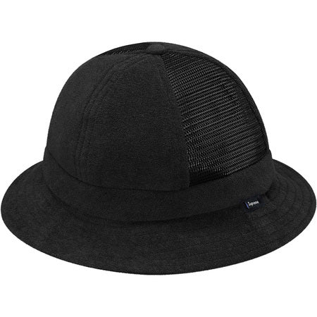 Supreme Terry Side Mesh Bell Hat Black S/M