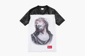 Supreme Jesus Football Top Black