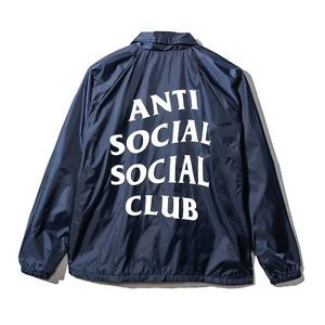 Anti Social Social Club NAVY COACH JACKET