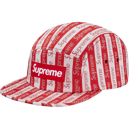Supreme Jacquard Logo Camp Cap Red – CURATEDSUPPLY.COM