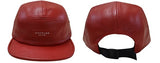 Supreme Perf Leather Camp Cap Red