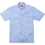 Supreme short sleeve Lightweight Oxford Blue