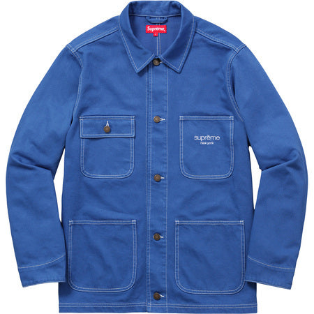 Supreme Denim Chore Coat Royal – CURATEDSUPPLY.COM