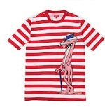 Supreme Pink Panther Stripe Top Red