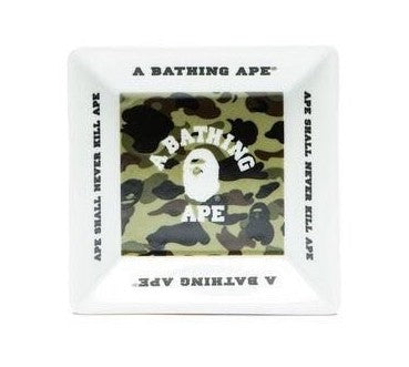 A Bathing Ape 1st Camo College Ashtray Green And White
