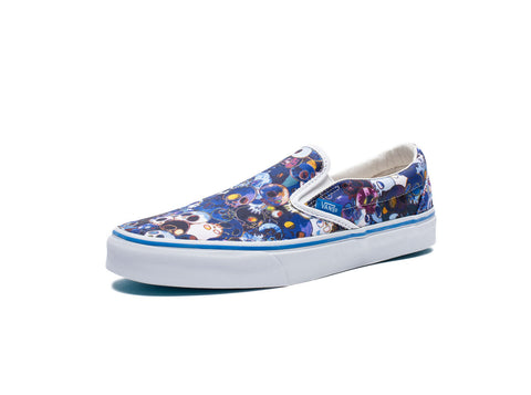 Vans Vault Classic Slip-On XL Murakami Skull Blue Size: Men US 6 Women US 7.5