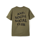 Anti Social Social Club CLUB TEE 2 MILITARY GREEN