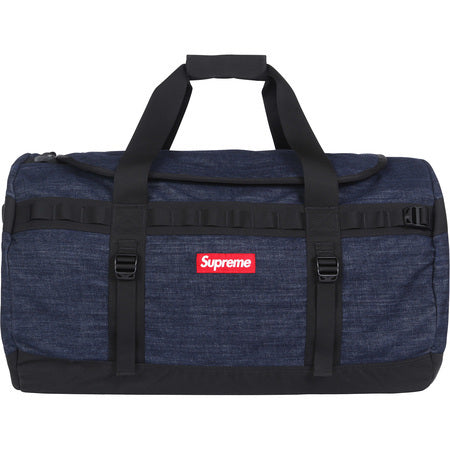 バッグ Supreme TheNorthFace DenimBaseCampDuffel SUPREME x THE NORTH FACE DENIM BASECAMP DUFFLE BAG BLUE BOX