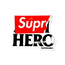 Supreme Anti Hero Skateboard Sticker Large