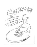 Supreme Daniel Johnston Pizza Sticker