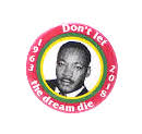 Supreme MLK Button