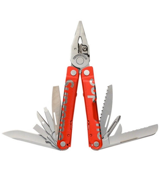 Supreme Leatherman Rebar Multi-Tool Red – CURATEDSUPPLY.COM
